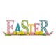 Glitzhome 16"L Wooden "EASTER" Table Decor