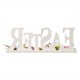 Glitzhome 16"L Wooden "EASTER" Table Decor