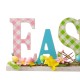 Glitzhome 16"L Wooden "EASTER" Table Decor