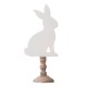 Glitzhome Easter Wooden Bunny Table Décor, Set of 2