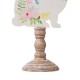 Glitzhome Easter Wooden Bunny Table Décor, Set of 2