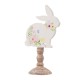 Glitzhome Easter Wooden Bunny Table Décor, Set of 2