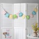 Glitzhome 78"L Wooden "Happy Easter" Garland