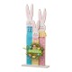 Glitzhome 30"H Easter Wooden Bunny Family Standing Decor