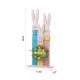 Glitzhome 30"H Easter Wooden Bunny Family Standing Decor