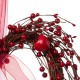 Glitzhome 17"H Valentine's Berry Heart Wreath