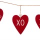 Glitzhome 72"L Valentine's Wooden/Metal Heart Garland