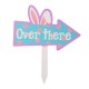 Glitzhome 14"H Easter Wooden Path Sign, Set of 3