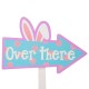 Glitzhome 14"H Easter Wooden Path Sign, Set of 3