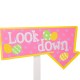 Glitzhome 14"H Easter Wooden Path Sign, Set of 3