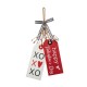 Glitzhome 24"H Valentine's Wooden Doorknorb Hanging Decor