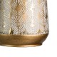 Glitzhome Vintage Gold/White Decorative Metal Vase, Set of 2