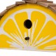 Glitzhome 11.5"L  Distressed Solid Wood Lemon Birdhouse