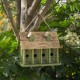 Glitzhome 14.25"L Oversized Distressed Solid Wood Cottage Birdhouse