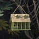 Glitzhome 14.25"L Oversized Distressed Solid Wood Cottage Birdhouse