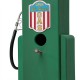 Glitzhome 13.75"H Wood Green Gas Pump Birdhouse