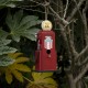 Glitzhome 13.75"H Wood Red Gas Pump Birdhouse