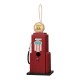 Glitzhome 13.75"H Wood Red Gas Pump Birdhouse