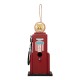 Glitzhome 13.75"H Wood Red Gas Pump Birdhouse