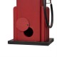 Glitzhome 13.75"H Wood Red Gas Pump Birdhouse