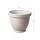 Glitzhome Eco-friendly Large Faux Ceramic Round Polyresin Pot Planters, Set of 3