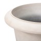 Glitzhome Eco-friendly Large Faux Ceramic Goblet Shaped Plastic Planters, Set of 2