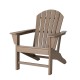 Elm PLUS Eco-Friendly Tan Recycled Plastic Outdoor Adirondack Chair