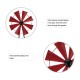 Glitzhome 44"H Metal Red Wind Spinner Yard Stake