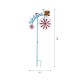 Glitzhome 48"H Metal Bicycle Wind Spinner Welcome Yard Stake