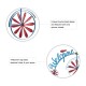 Glitzhome 48"H Metal Bicycle Wind Spinner Welcome Yard Stake