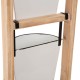 Glitzhome 42"H Enameled Metal/Wood 3-Tier Leaning Ladder Plant Stand