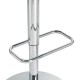 Glitzhome Mid-century Modern Gray Adjustable Height Swivel Bar Stool