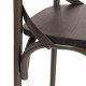 Glitzhome 43"H Rustic Steel Bar Stool with Solid Elm Wood Seat and Back Support, Set of 2