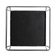 Glitzhome 29.50"H Oversized Square Wall Mirror with Metal Frame