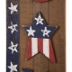 Glitzhome 42"H Welcome Patriotic Wood Stars Porch Board Sign