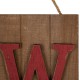 Glitzhome 42"H Welcome Patriotic Wood Stars Porch Board Sign