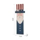 Glitzhome 36"H Wooden/Metal Patriotic Uncle Sam Porch Board Sign