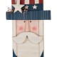 Glitzhome 36"H Wooden/Metal Patriotic Uncle Sam Porch Board Sign