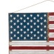 Glitzhome 42"L Wooden Patriotic National Flag Wall/Hanging Décor