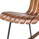 Glitzhome Bamboo Contoured Rocking Accent Chair