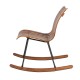 Glitzhome Bamboo Contoured Rocking Accent Chair