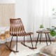 Glitzhome Bamboo Rocking Chair and Accent Table