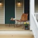 Glitzhome Bamboo Rocking Chair and Accent Table