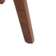 Glitzhome 30"H Bamboo Swivel Upholstery Bar Stool, Set of 2
