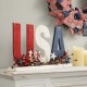 Glitzhome 18"L Wooden Patriotic USA Table Decor