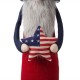 Glitzhome 28"H Fabric Patriotic Gnome Standing Décor