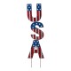 Glitzhome 46"H USA Metal Vertical/Horizontal Yard Stake