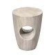 Glitzhome 18"H MGO Faux Concrete Garden Stool, Plant Stand or Accent Table (Multi-functional) 