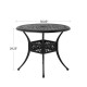 Elm PLUS 36"D Cast Aluminum Round Patio Dining Table