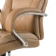 Elm PLUS Camel Big and Tall Air PU Leather Gaslift Adjustable Height Swivel Executive Chair